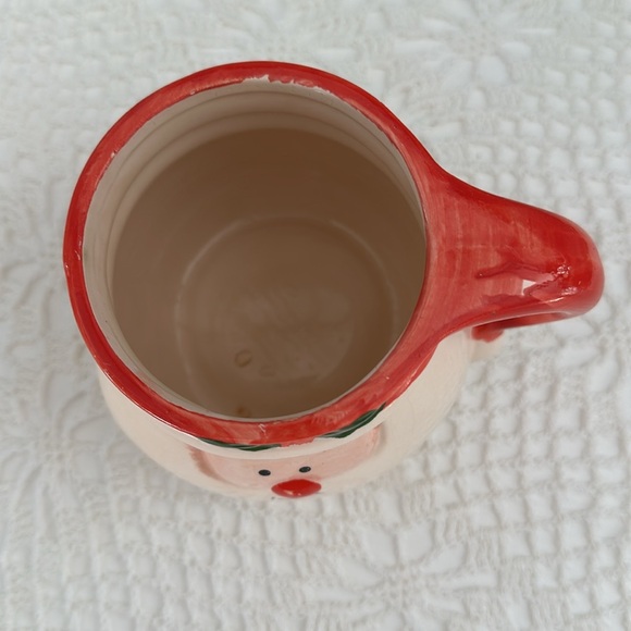 Royal Norfolk Santa Face Holiday Red White Coffee Tea Dining Mug - Picture 8 of 8